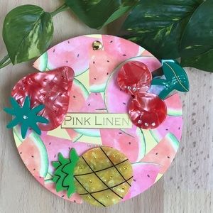 Fruit Medley 🍒 🍍 🍓 Hair Clip Set - 3